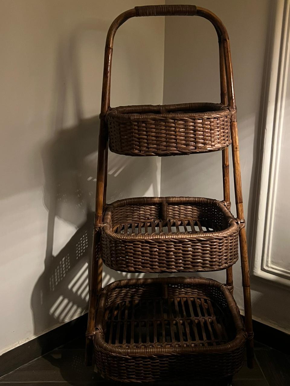 Three Tier Shelving Unit with wheels