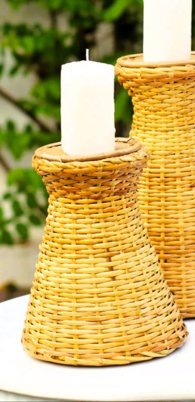 B. Cane Pillar Candles (Small)