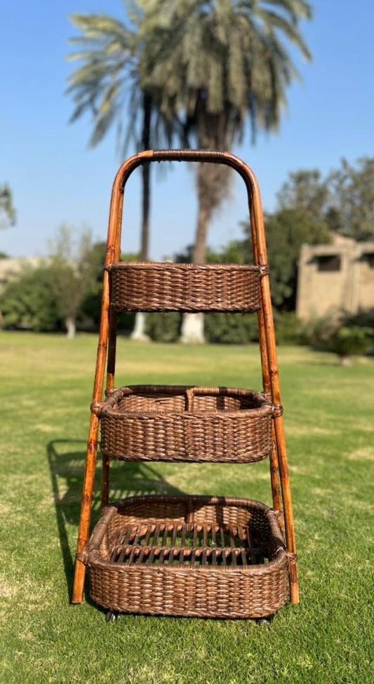 Three Tier Shelving Unit with wheels