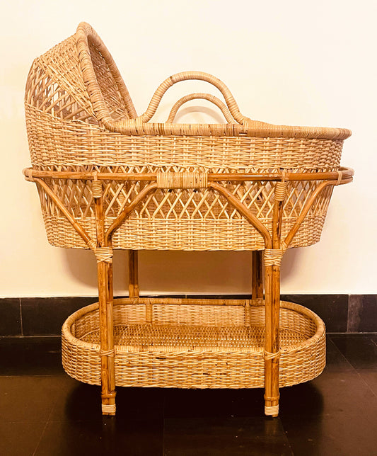 Half Canopy Crib Basket