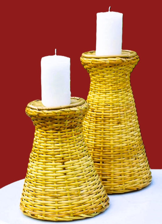 B. Cane Pillar Candles (Small)